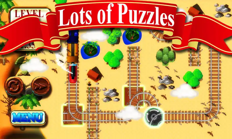 Play Rail Track Maze: Train Puzzler as an online game Rail Track Maze: Train Puzzler with UptoPlay