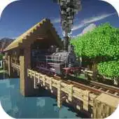 Free play online Railway Craft - Build  Train Simulation APK