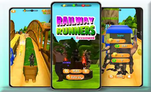 Play Railway Runners Revamped-Endless Running Game  and enjoy Railway Runners Revamped-Endless Running Game with UptoPlay