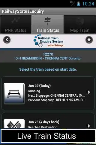Play Railway Status Enquiry  and enjoy Railway Status Enquiry with UptoPlay