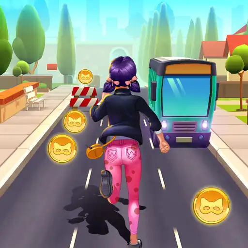 Play Railway train lady surfs APK