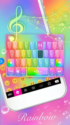 Play Rainbow1 Keyboard Theme  and enjoy Rainbow1 Keyboard Theme with UptoPlay