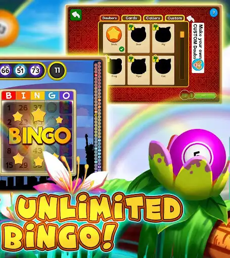 Play Rainbow Bingo Adventure as an online game Rainbow Bingo Adventure with UptoPlay