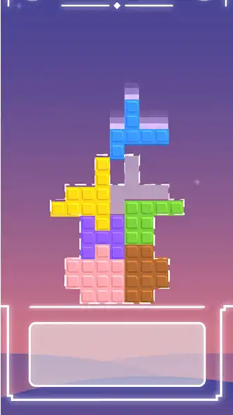 Play Rainbow Block 3D as an online game Rainbow Block 3D with UptoPlay