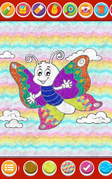 Play rainbow butterfly coloring  and enjoy rainbow butterfly coloring with UptoPlay