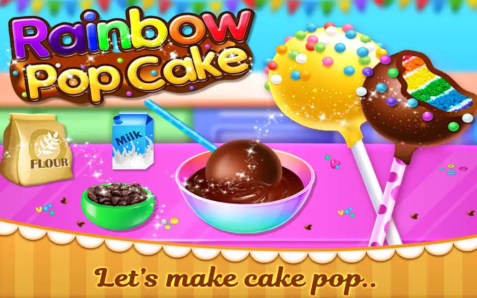 Play Rainbow Cake Pop Maker  and enjoy Rainbow Cake Pop Maker with UptoPlay