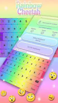 Play Rainbow Cheetah Keyboard