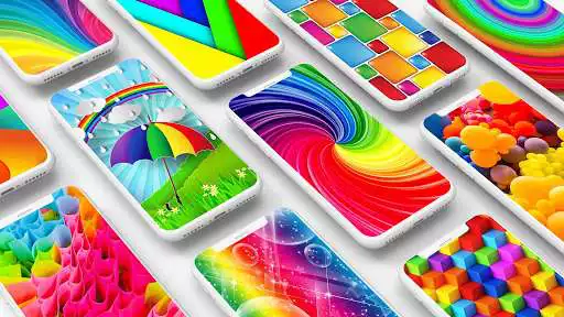 Play Rainbow Color Wallpaper  and enjoy Rainbow Color Wallpaper with UptoPlay