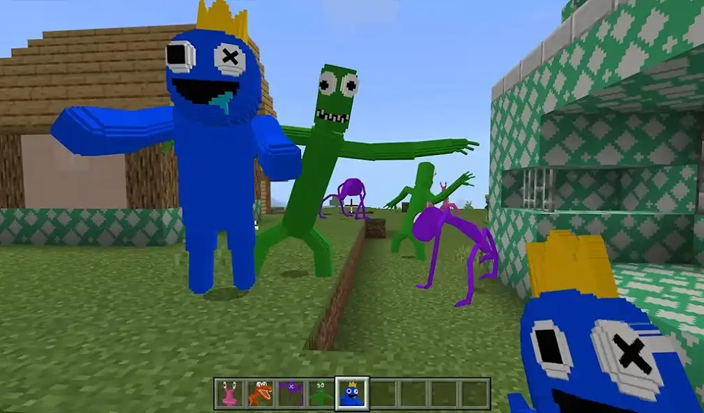 Play Rainbow Craft: Hide and Seek as an online game Rainbow Craft: Hide and Seek with UptoPlay