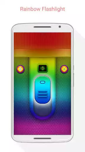 Play Rainbow Flashlight  Flash on Call