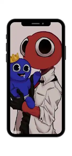 Play Rainbow Friends Blue Wallpaper  and enjoy Rainbow Friends Blue Wallpaper with UptoPlay