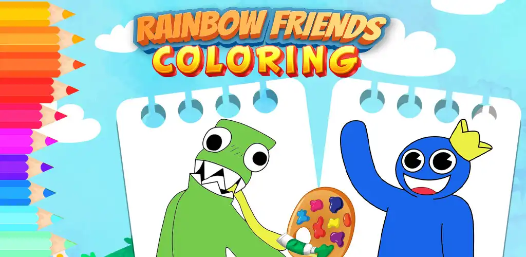 Play Rainbow friends coloring pages  and enjoy Rainbow friends coloring pages with UptoPlay