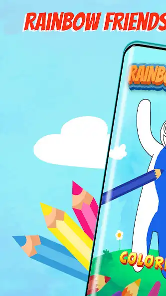 Play Rainbow friends coloring pages as an online game Rainbow friends coloring pages with UptoPlay
