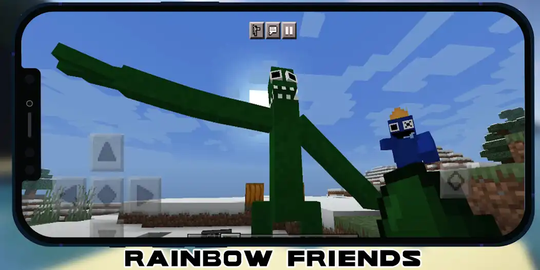 Play Rainbow Friends Mod Minecraft as an online game Rainbow Friends Mod Minecraft with UptoPlay