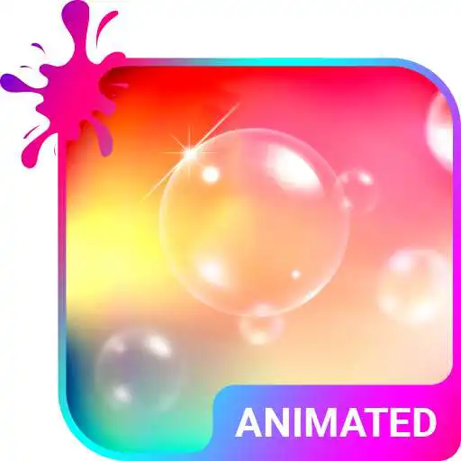Play Rainbow Fun Animated Keyboard APK
