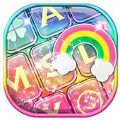 Free play online Rainbow Glitter Keyboard APK