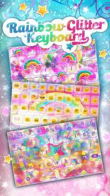 Play Rainbow Glitter Keyboard