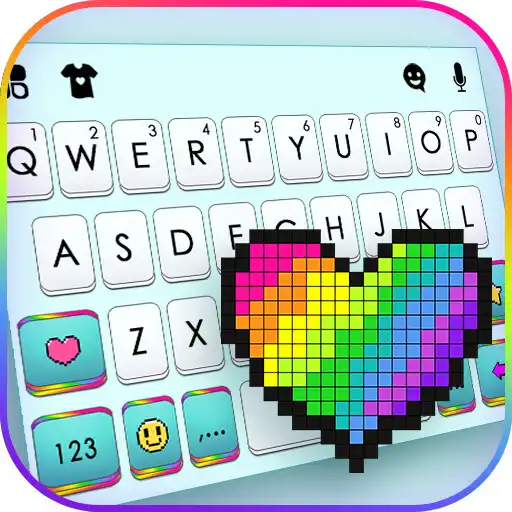 Play Rainbow Heart Bricks Keyboard Background APK Play Rainbow Heart Bricks Keyboard Background APK