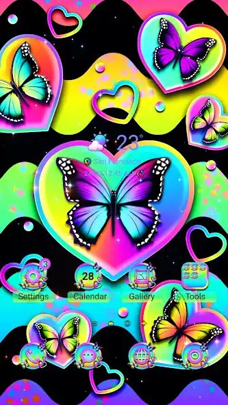 Play Rainbow Heart - Wallpaper  and enjoy Rainbow Heart - Wallpaper with UptoPlay