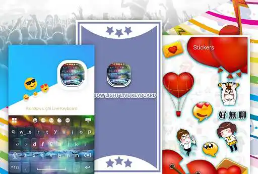 Play Rainbow Light Keyboard as an online game Rainbow Light Keyboard with UptoPlay