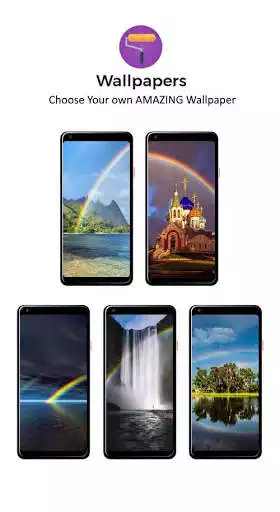 Play Rainbow lock screen