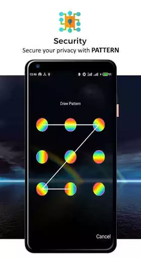 Play Rainbow lock screen