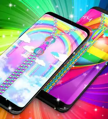 Play Rainbow lock screen