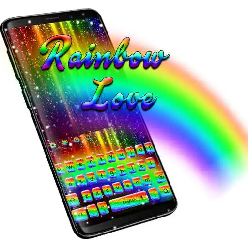 Free play online Rainbow Love Keyboard APK