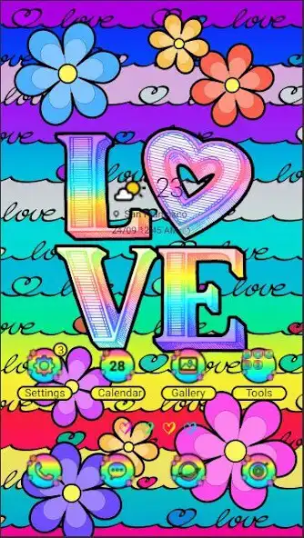 Play Rainbow Love - Wallpaper  and enjoy Rainbow Love - Wallpaper with UptoPlay