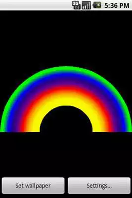 Play Rainbow LWP simple