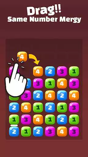 Play Rainbow Merge : Merge Block as an online game Rainbow Merge : Merge Block with UptoPlay