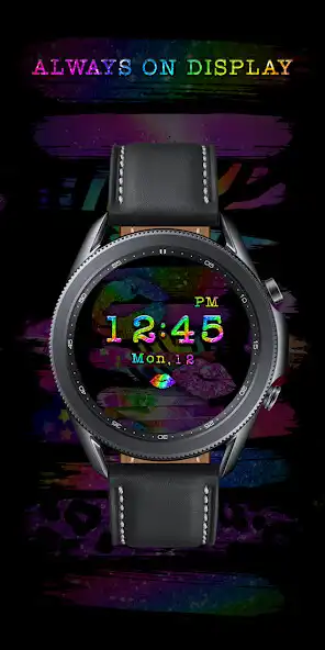 Play Rainbow Metal_Watchface as an online game Rainbow Metal_Watchface with UptoPlay