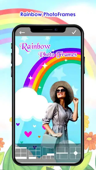 Play Rainbow Photo Editor   Frames as an online game Rainbow Photo Editor   Frames with UptoPlay