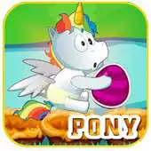 Free play online Rainbow Pony Bubble Shooter APK