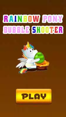 Play Rainbow Pony Bubble Shooter