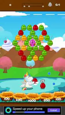 Play Rainbow Pony Bubble Shooter