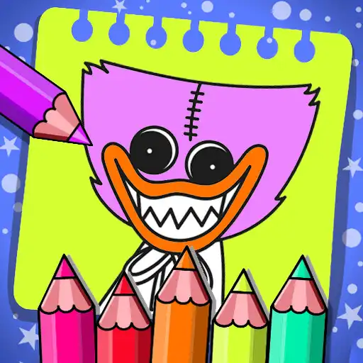 Play Rainbow poppy coloring game APK