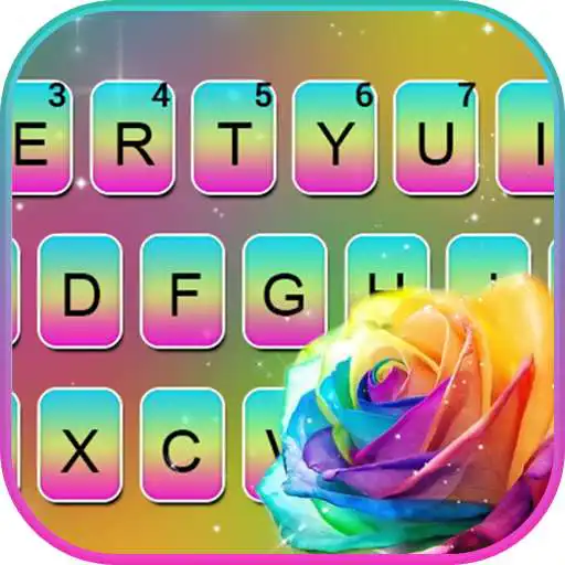 Play Rainbow Rose Keyboard Theme APK Play Rainbow Rose Keyboard Theme APK