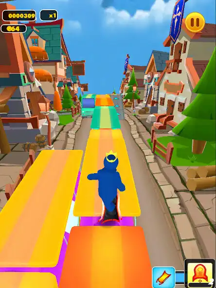 Play Rainbow Run friends game as an online game Rainbow Run friends game with UptoPlay