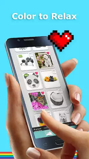 Play Rainbow Sandbox: Adult Coloring Books, Color Pages  and enjoy Rainbow Sandbox: Adult Coloring Books, Color Pages with UptoPlay