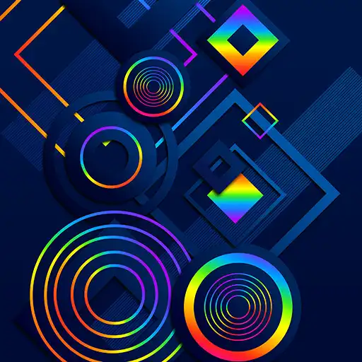 Play Rainbow Shape - Wallpaper APK