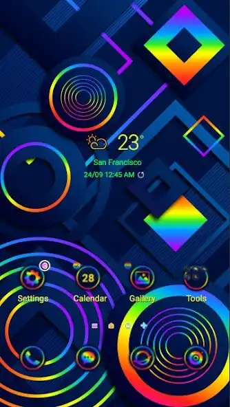 Play Rainbow Shape - Wallpaper  and enjoy Rainbow Shape - Wallpaper with UptoPlay