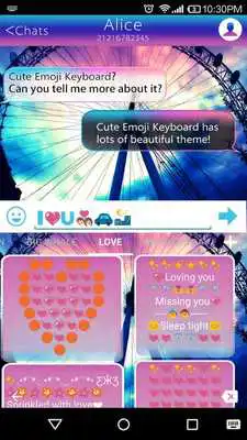 Play Rainbow Sky Emoji Keyboard