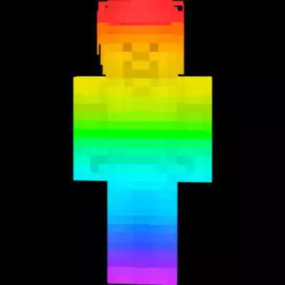 Play Rainbow Steve Skin Play Rainbow Steve Skin