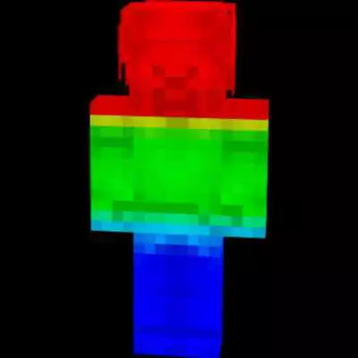 Play Rainbow Steve Skin Play Rainbow Steve Skin