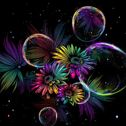 Play Rainbow Sunflower - Wallpaper APK