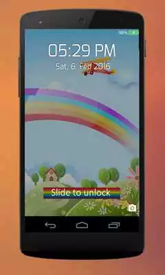 Play Rainbow Theme Lock Screen Play Rainbow Theme Lock Screen