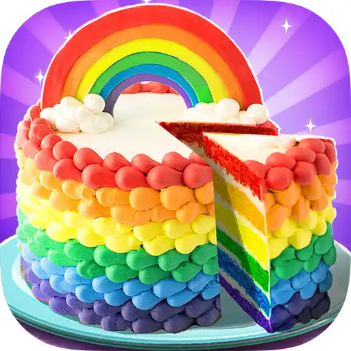 Play Rainbow Unicorn Cake Maker: Free Cooking Games APK