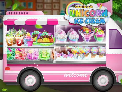 Play Rainbow Unicorn Ice Cream Food Maker Cooking Games  and enjoy Rainbow Unicorn Ice Cream Food Maker Cooking Games with UptoPlay