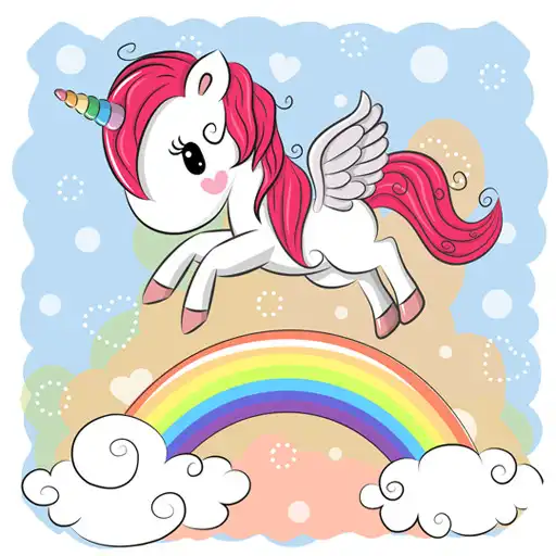 Free play online Rainbow unicorn Keyboard theme APK Free play online Rainbow unicorn Keyboard theme APK
